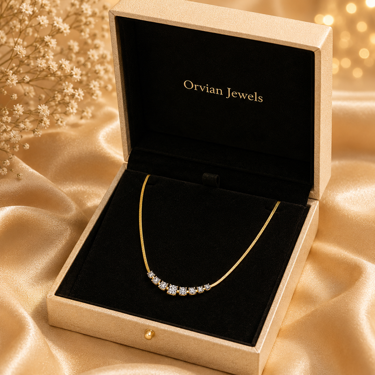 Celeste Square Women’s Necklace GWN 128
