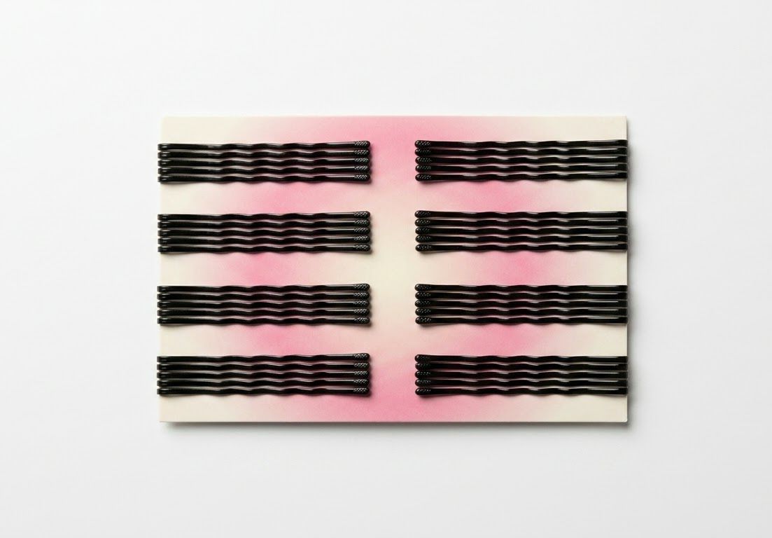 Black Zig Zag Metal Hair Clips for Women & Girls | Hair Pin Combo | Strong Hold Hair Accessories (Pack of 48) | HAB-1