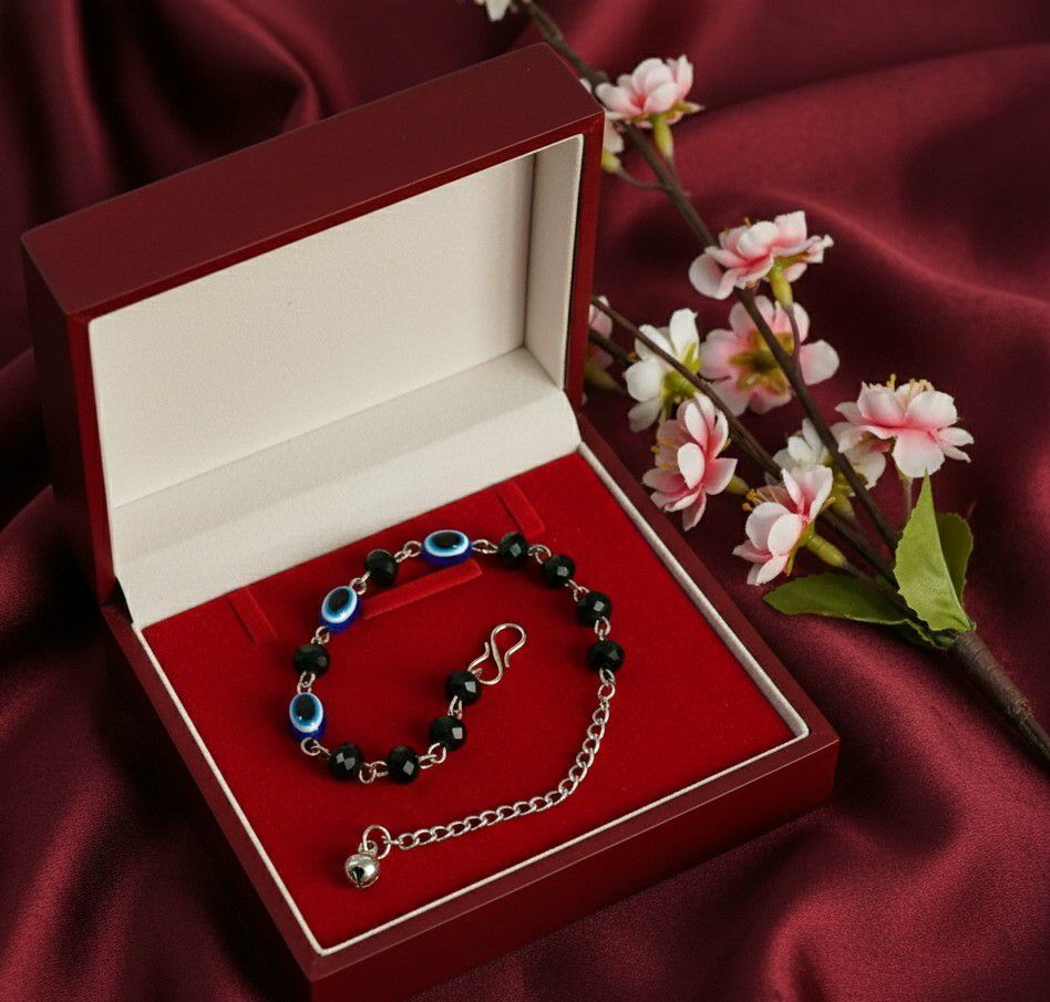 Silver Plated Heart Chain Bracelet for Women | Adjustable Daily Wear Bracelet | Brass & Steel Jewellery | B-26