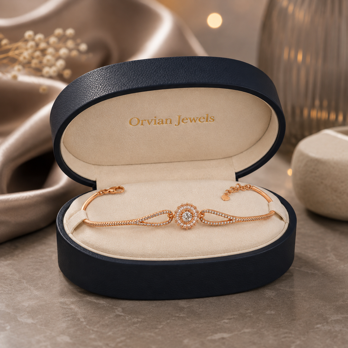 Solenne Sunburst Halo Bracelet GWB 180