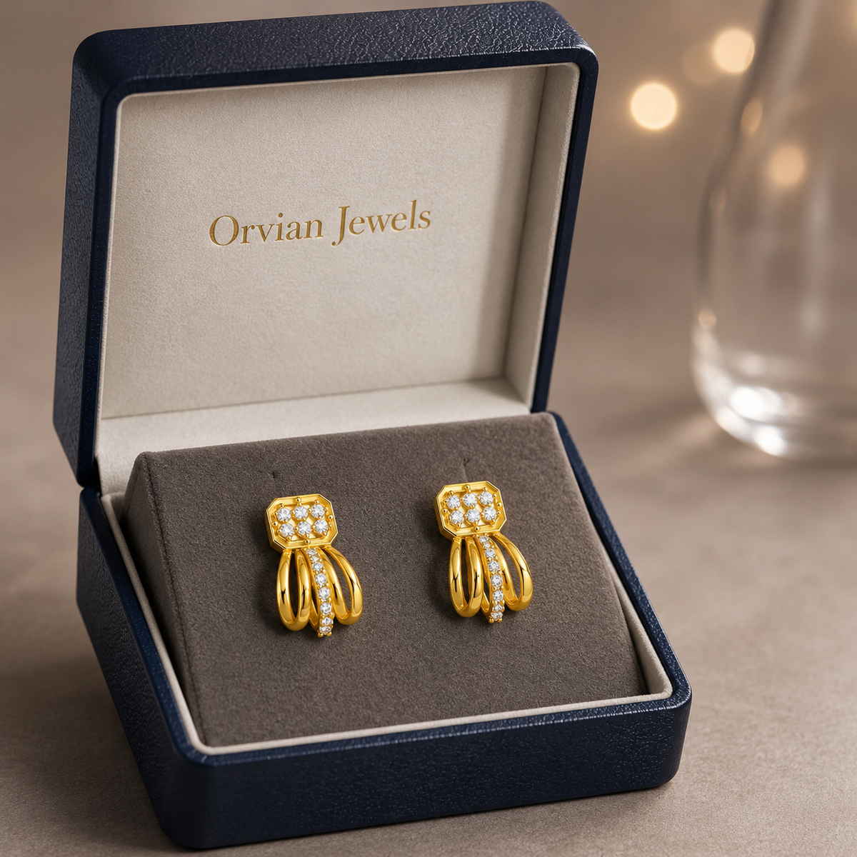 Virelle Crystal Cascade Earrings GWE 298
