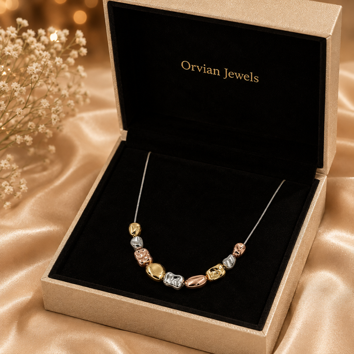 Trinity Pebble Women’s Necklace GWN 65