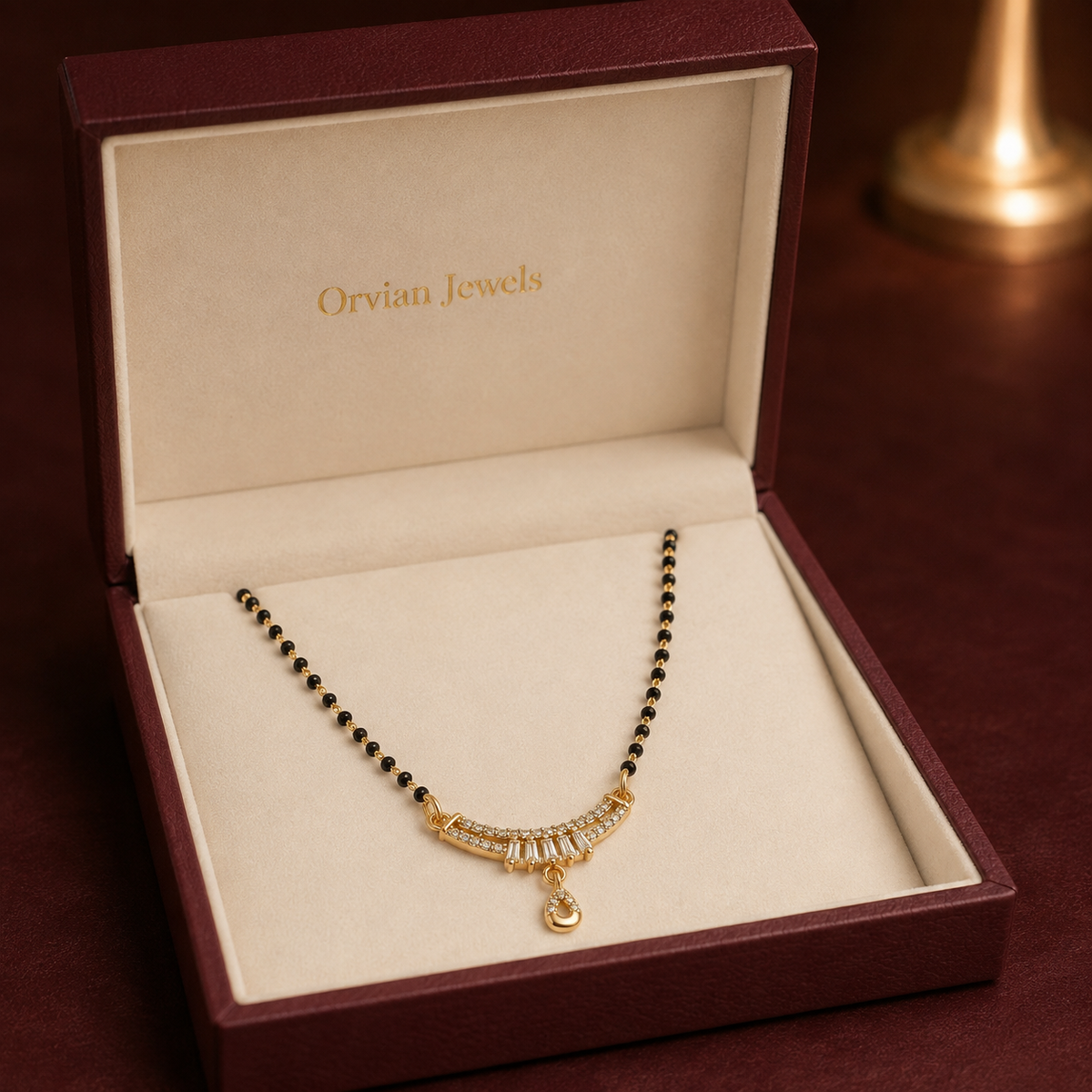 Celestia Crystal Arc Drop Women’s Mangalsutra GWM 20