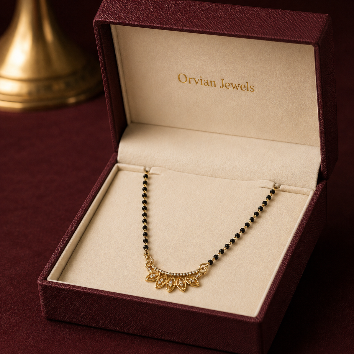 Elowen Five-Leaf Spark Women’s Mangalsutra GWM 31