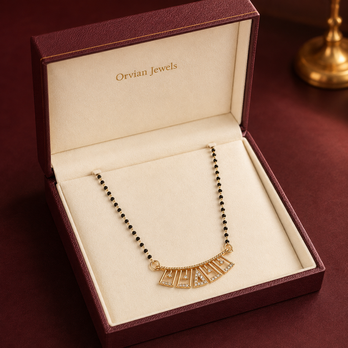 Aria Geometric Crystal Women’s Mangalsutra GWM 43
