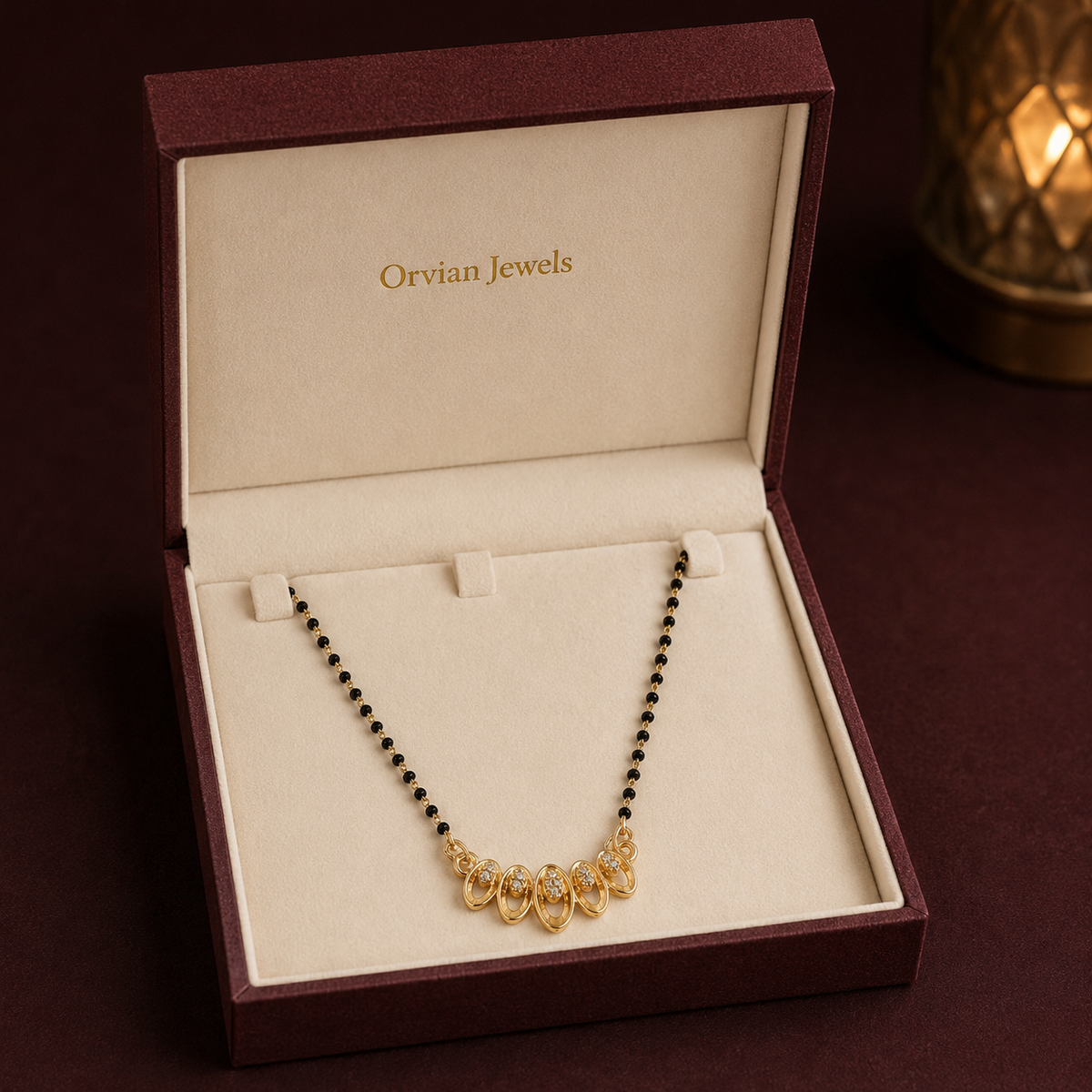 Aurelia Five-Petal Spark Women’s Mangalsutra GWM 28